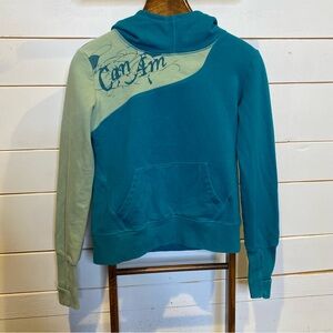 Women’s Teal and Light Green Sweatshirt